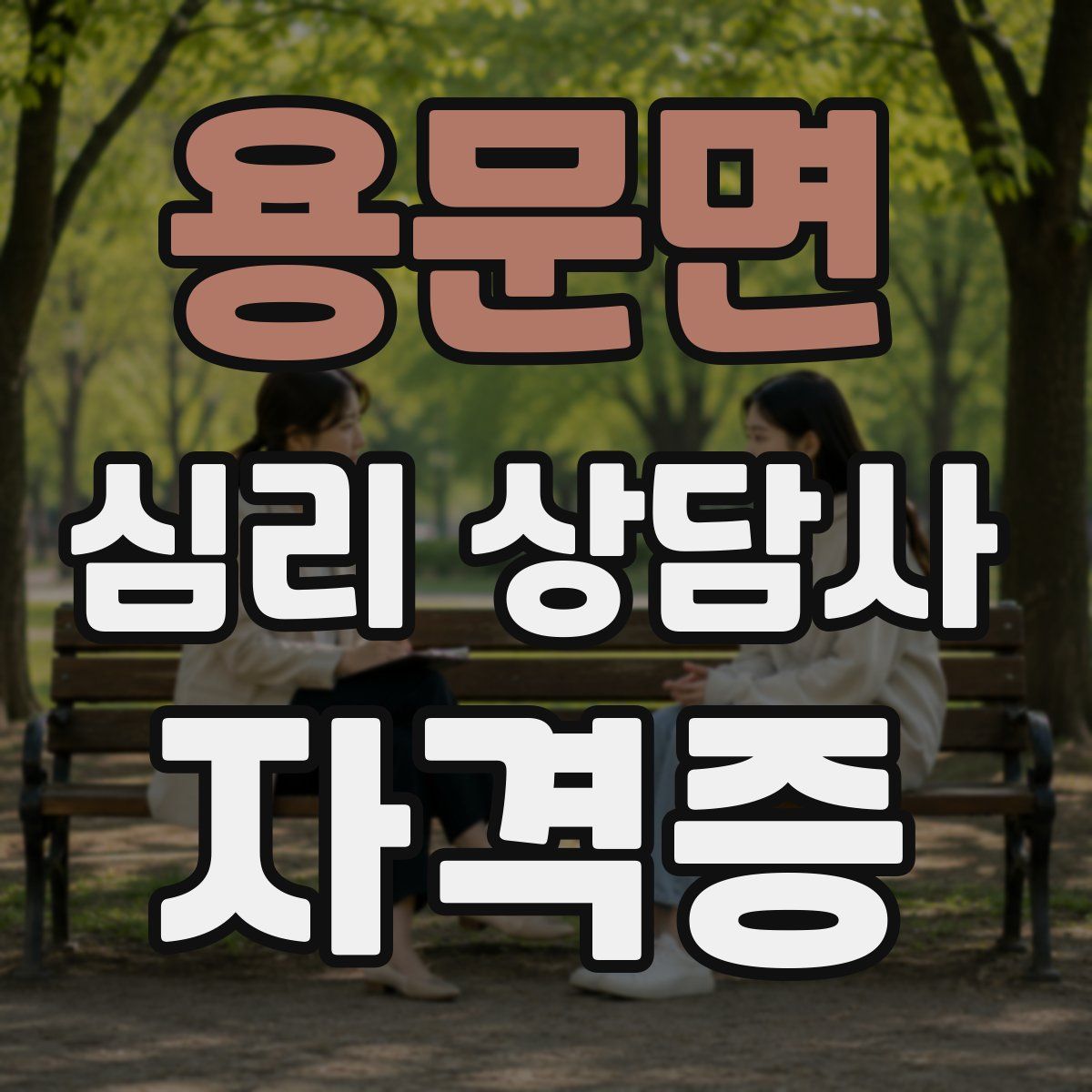 용문면 심리 상담사 자격증