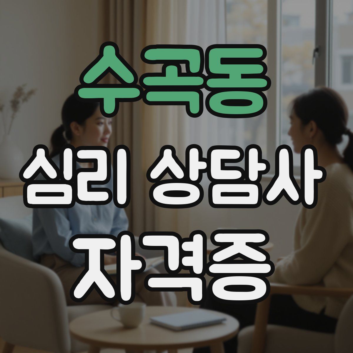 수곡동 심리 상담사 자격증