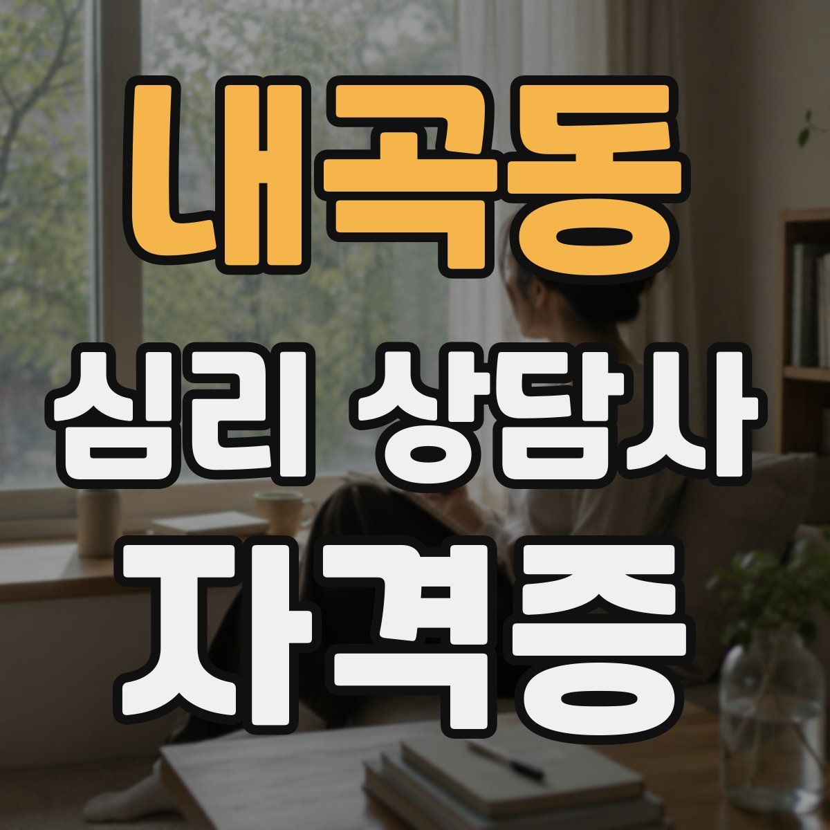내곡동 심리 상담사 자격증