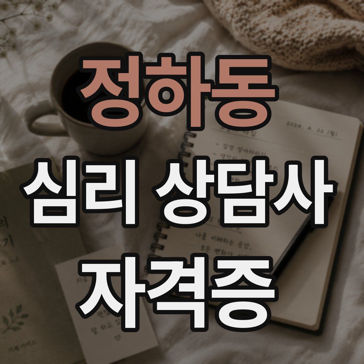 정하동 심리 상담사 자격증