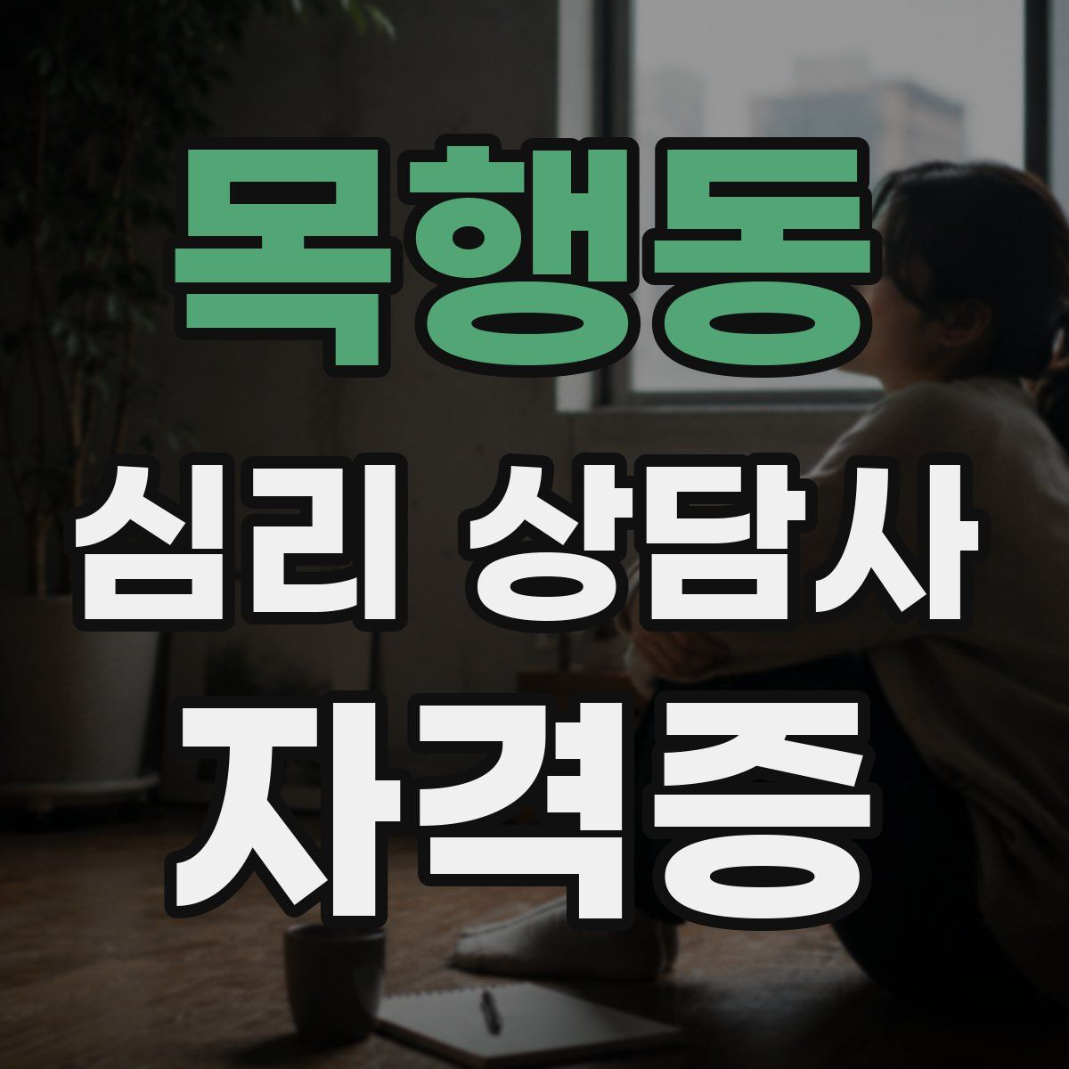 목행동 심리 상담사 자격증