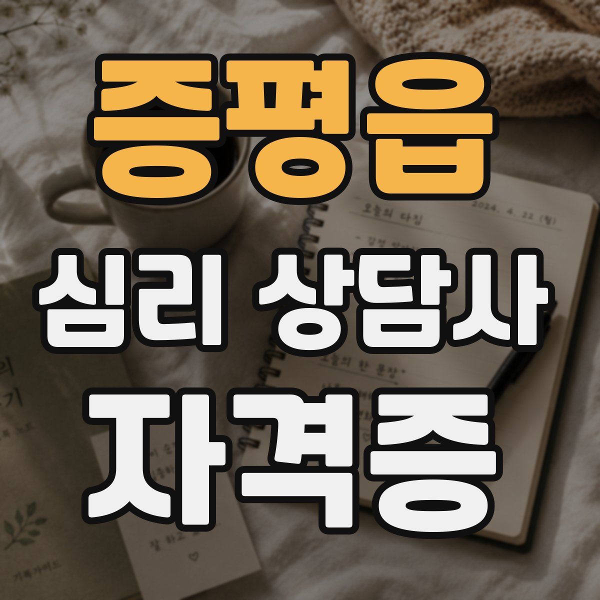 증평읍 심리 상담사 자격증
