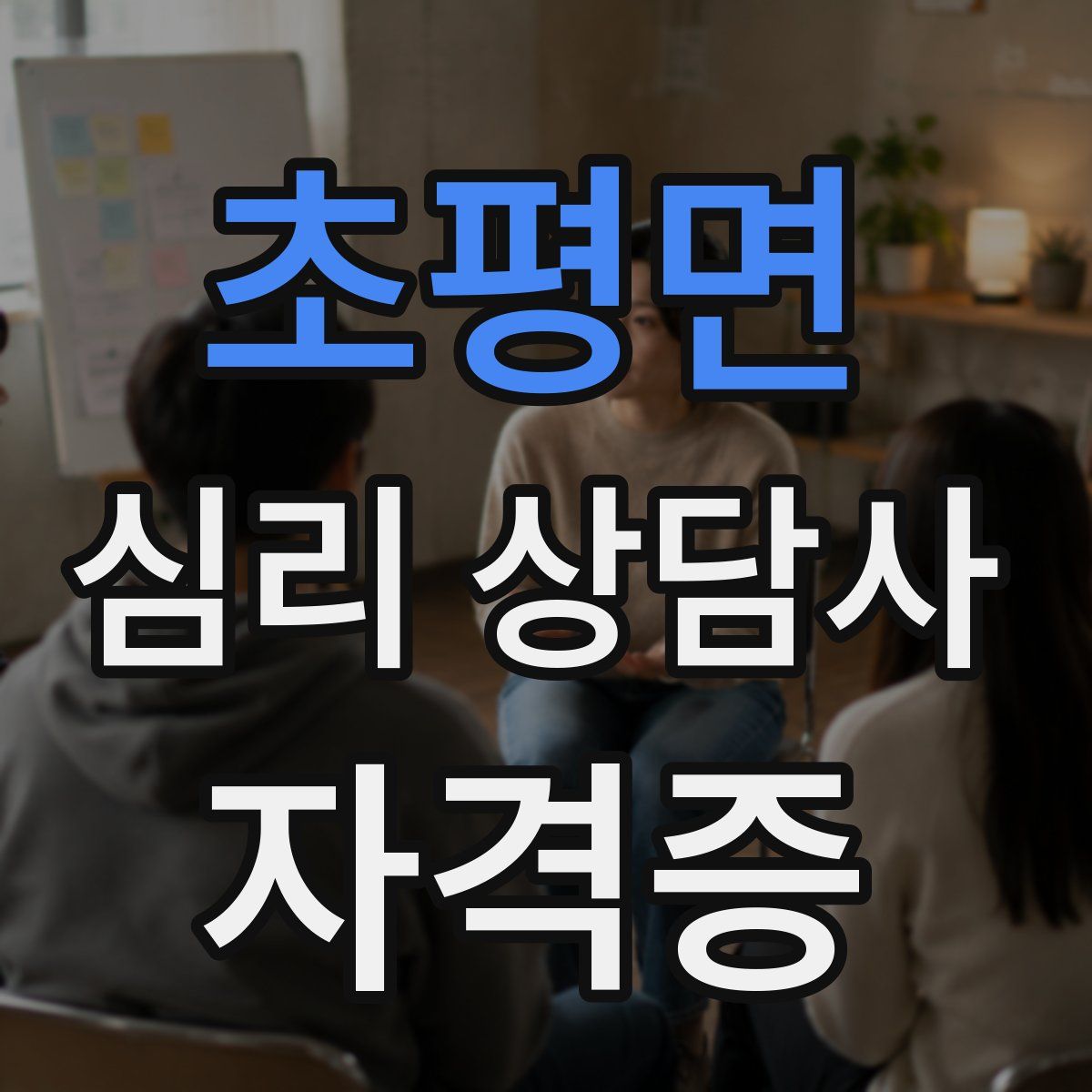 초평면 심리 상담사 자격증