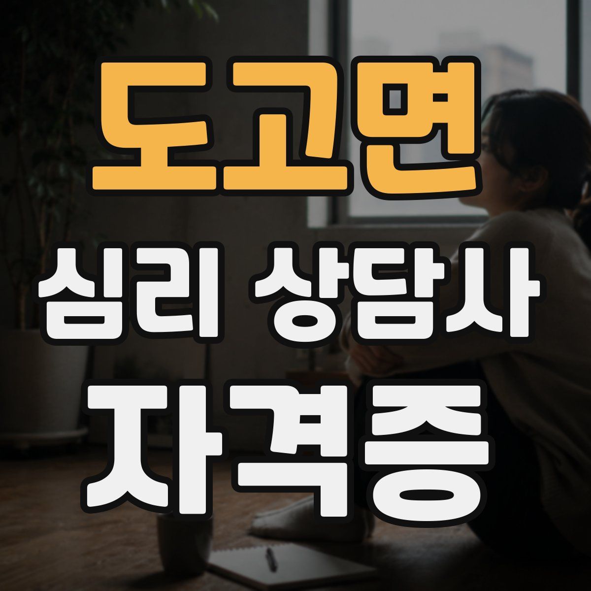 도고면 심리 상담사 자격증