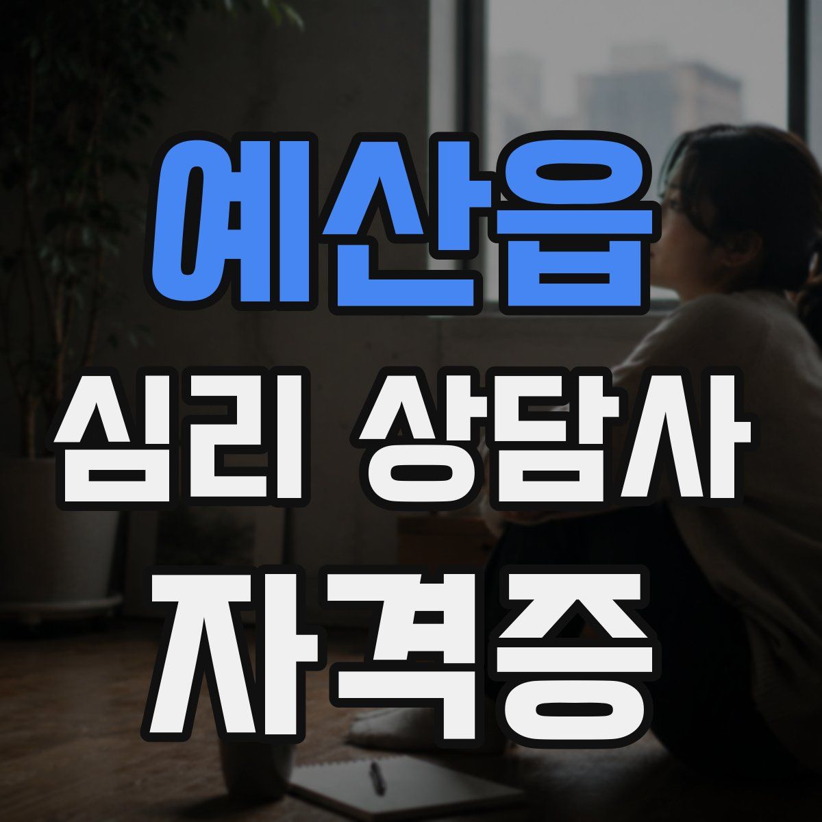 예산읍 심리 상담사 자격증