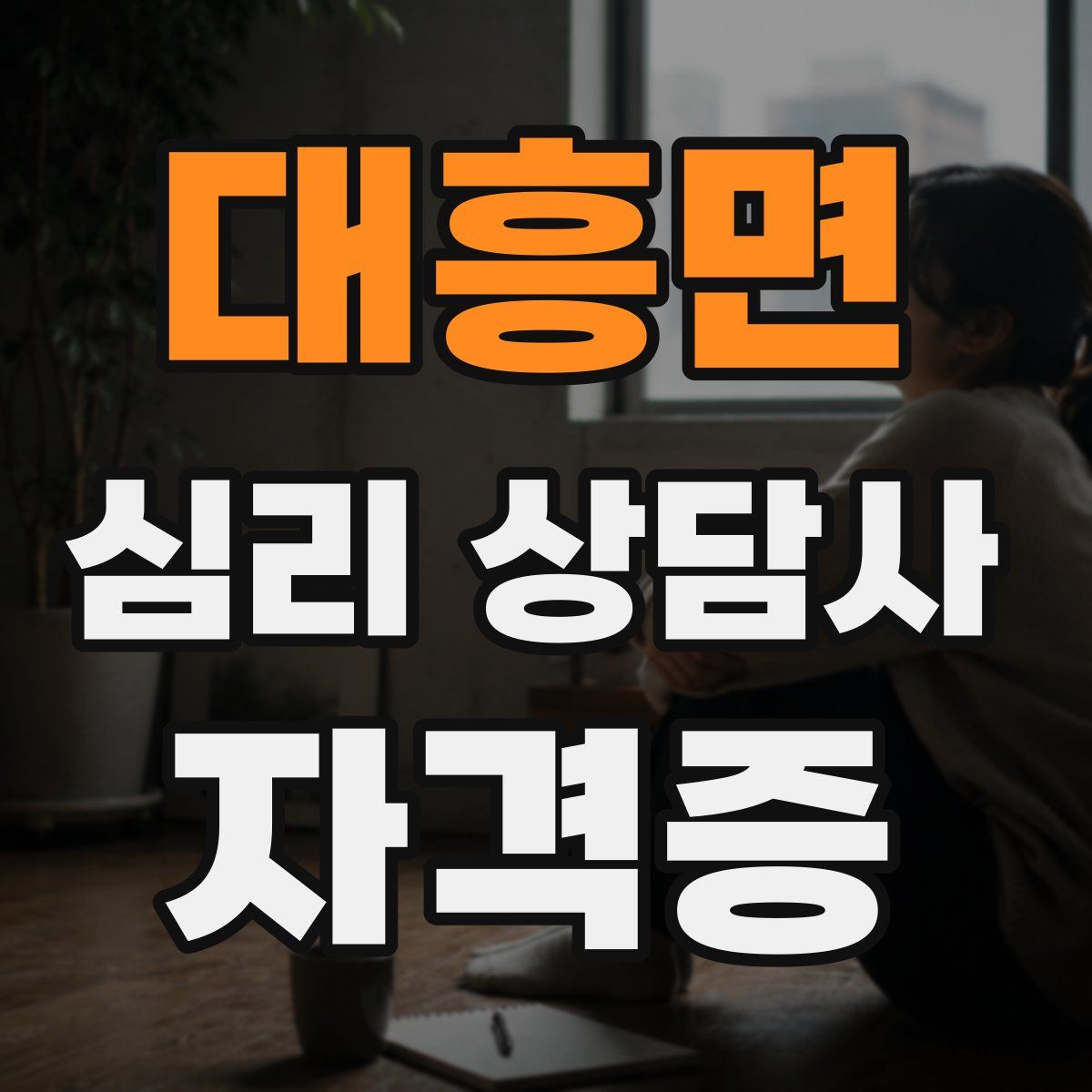 대흥면 심리 상담사 자격증