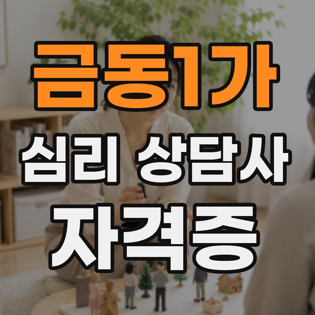 금동1가 심리 상담사 자격증