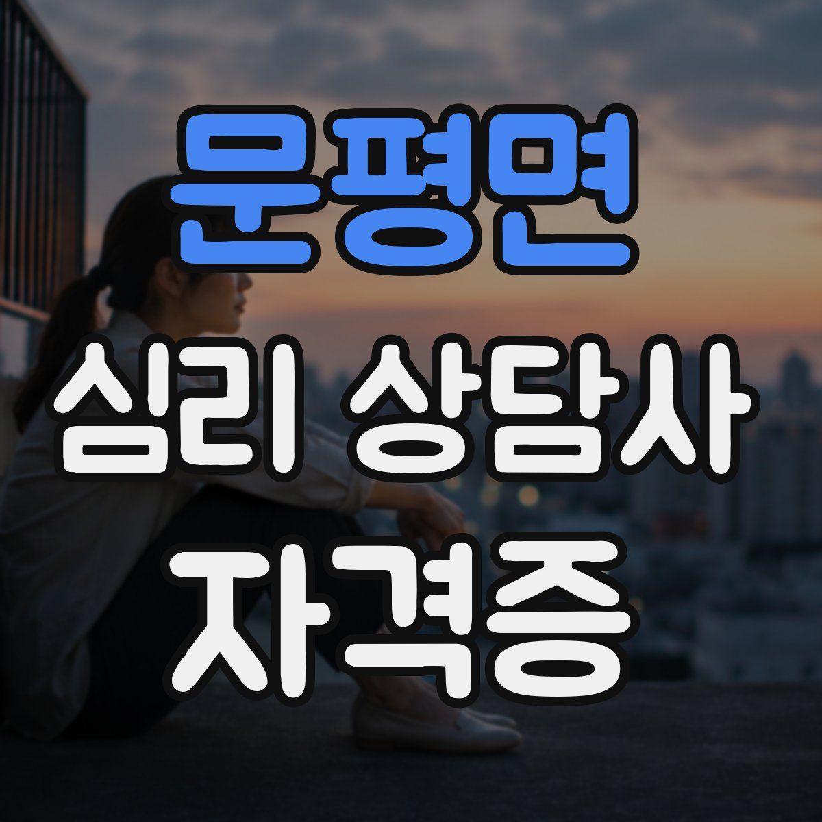 문평면 심리 상담사 자격증