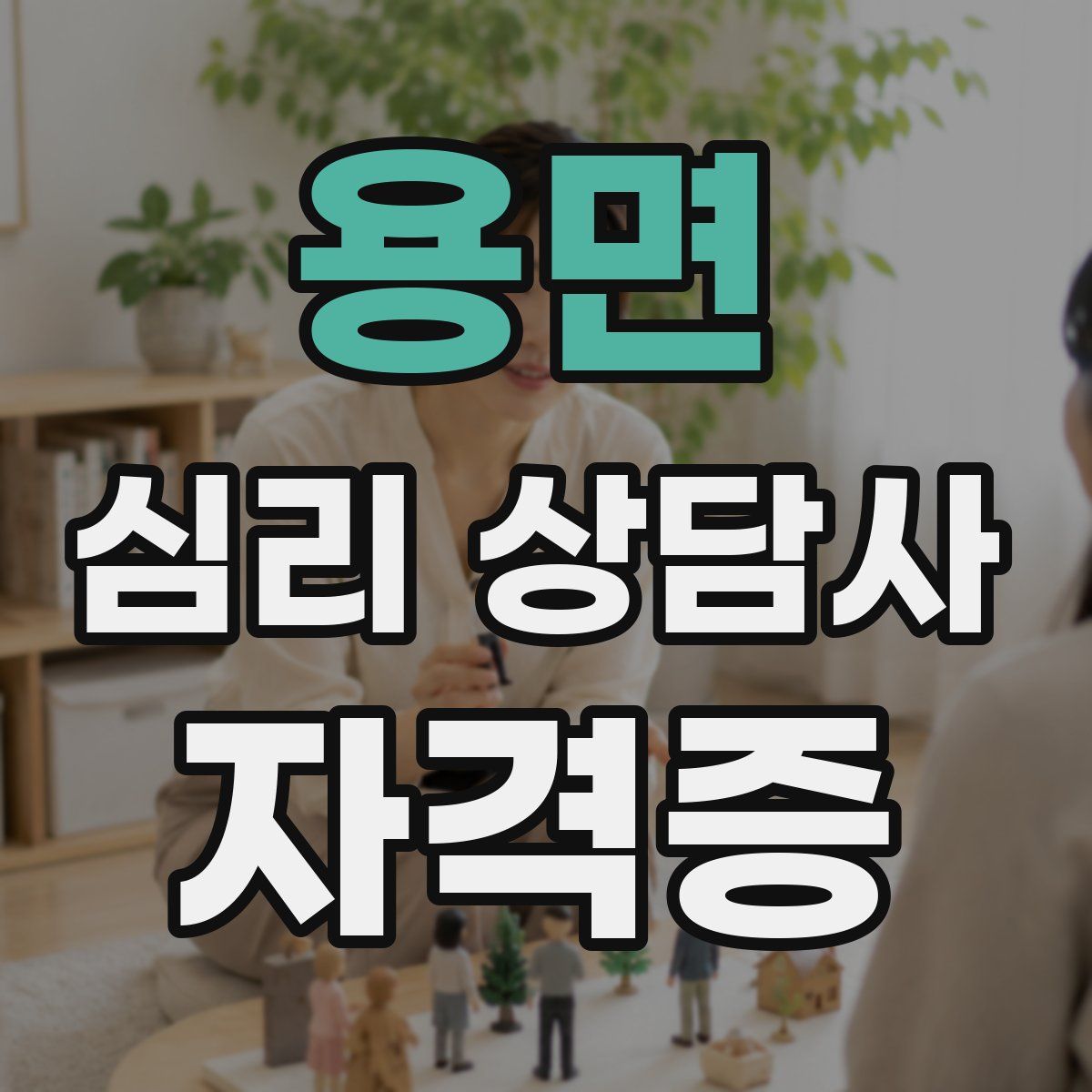용면 심리 상담사 자격증