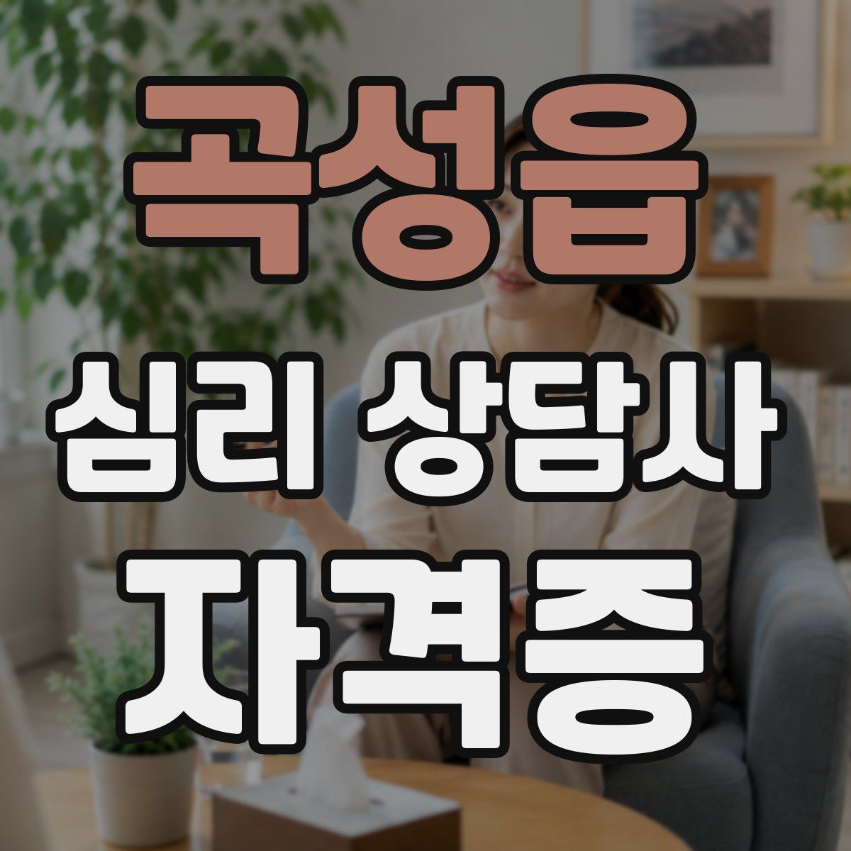 곡성읍 심리 상담사 자격증