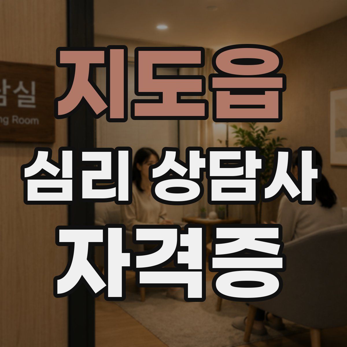 지도읍 심리 상담사 자격증