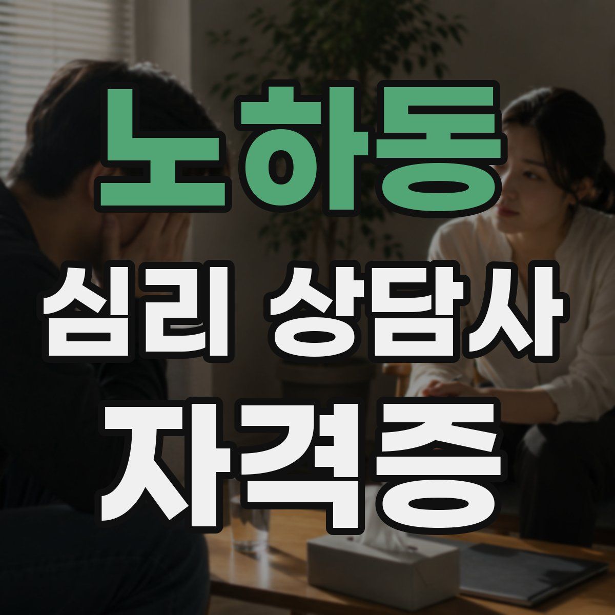 노하동 심리 상담사 자격증