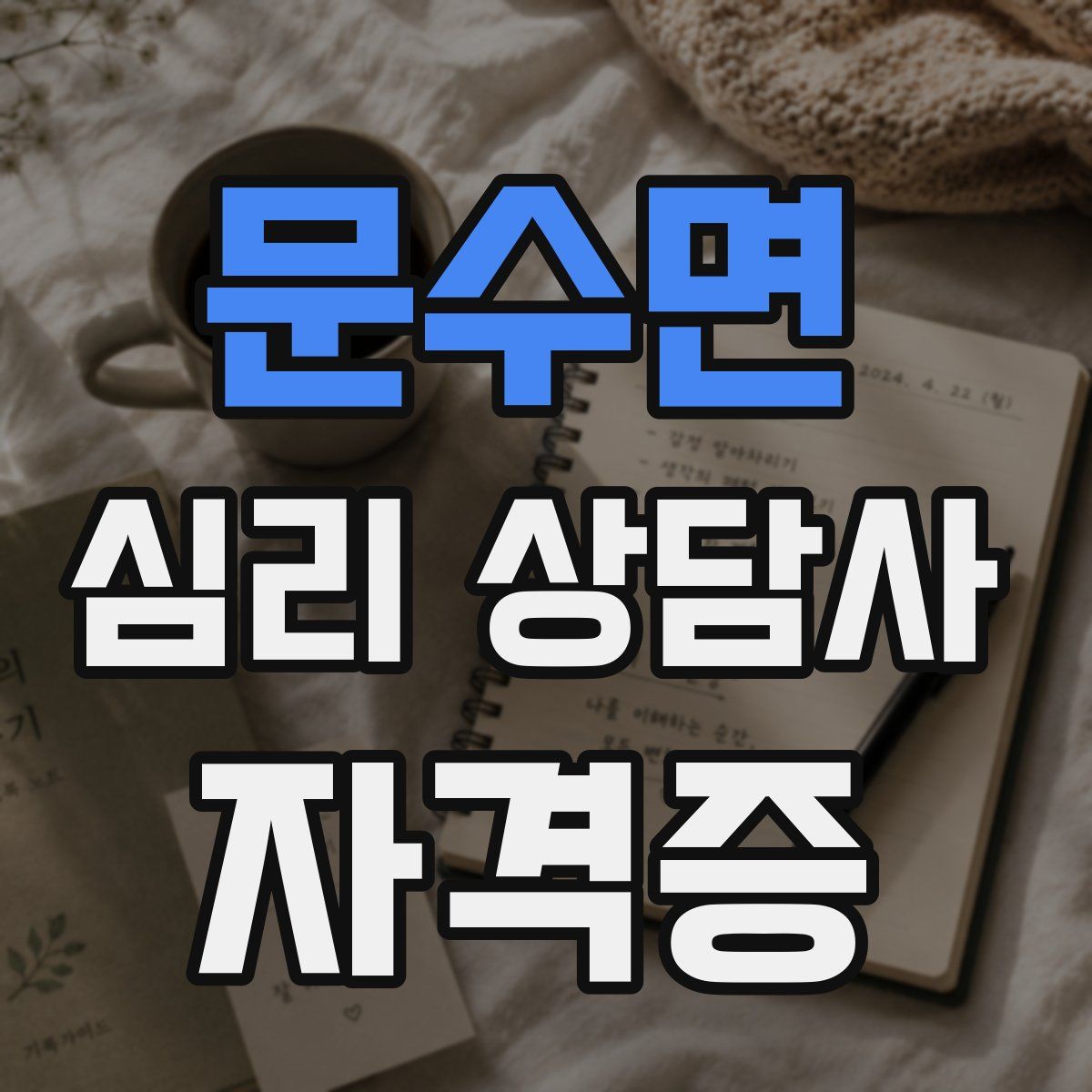 문수면 심리 상담사 자격증