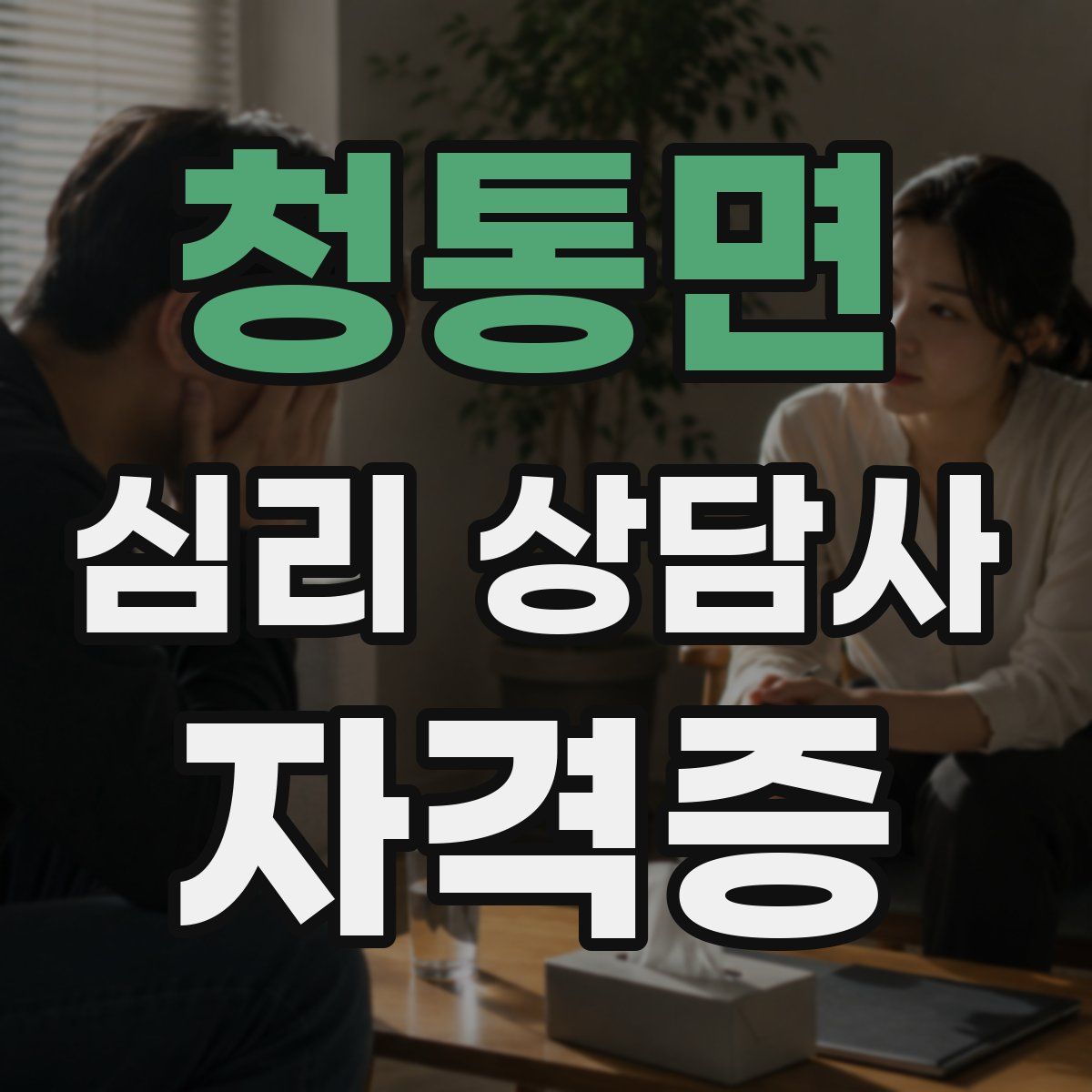 청통면 심리 상담사 자격증