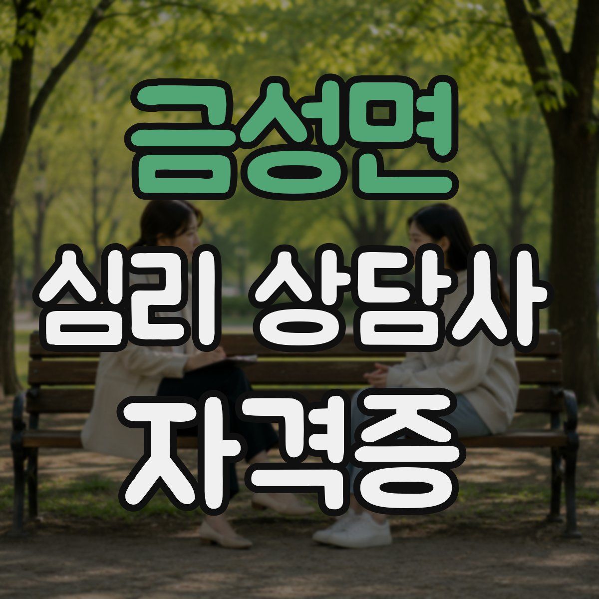 금성면 심리 상담사 자격증