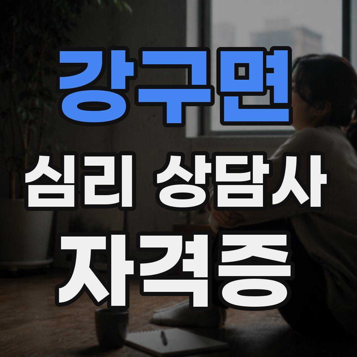강구면 심리 상담사 자격증