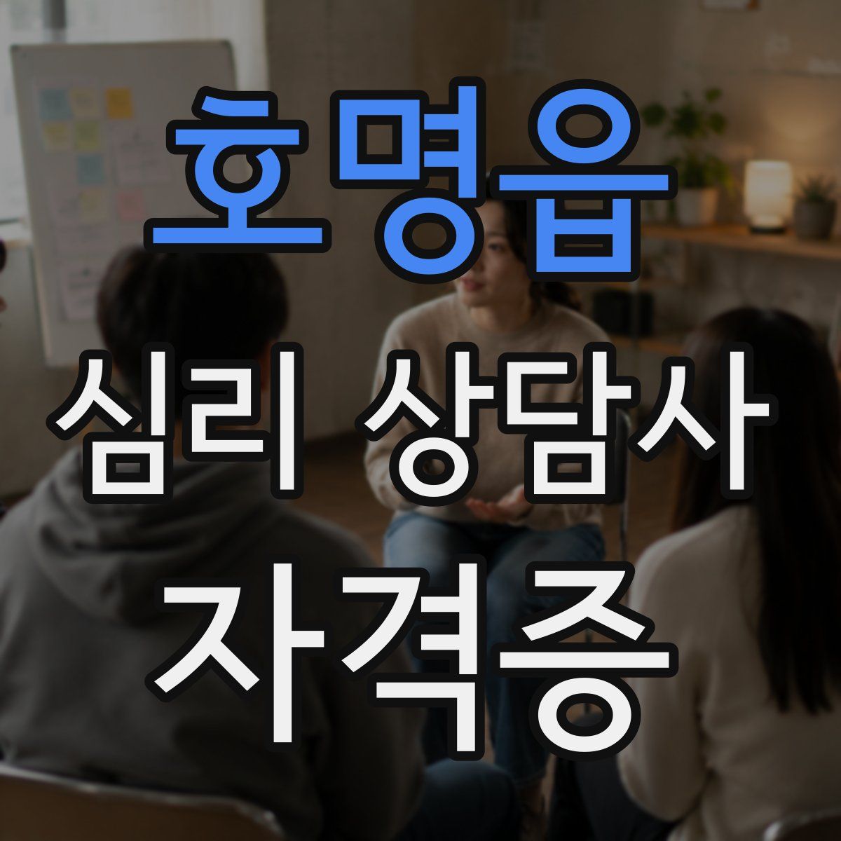 호명읍 심리 상담사 자격증