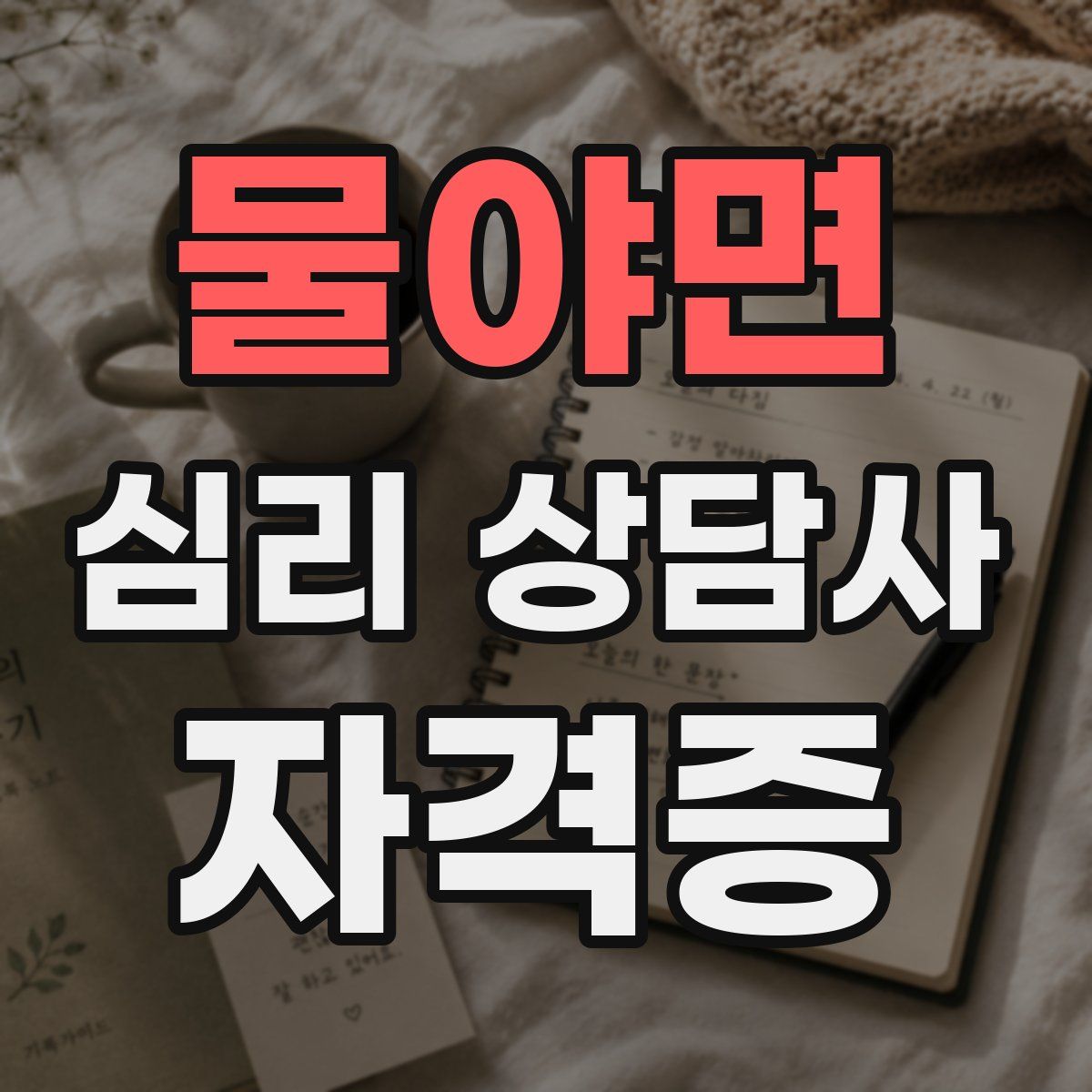 물야면 심리 상담사 자격증