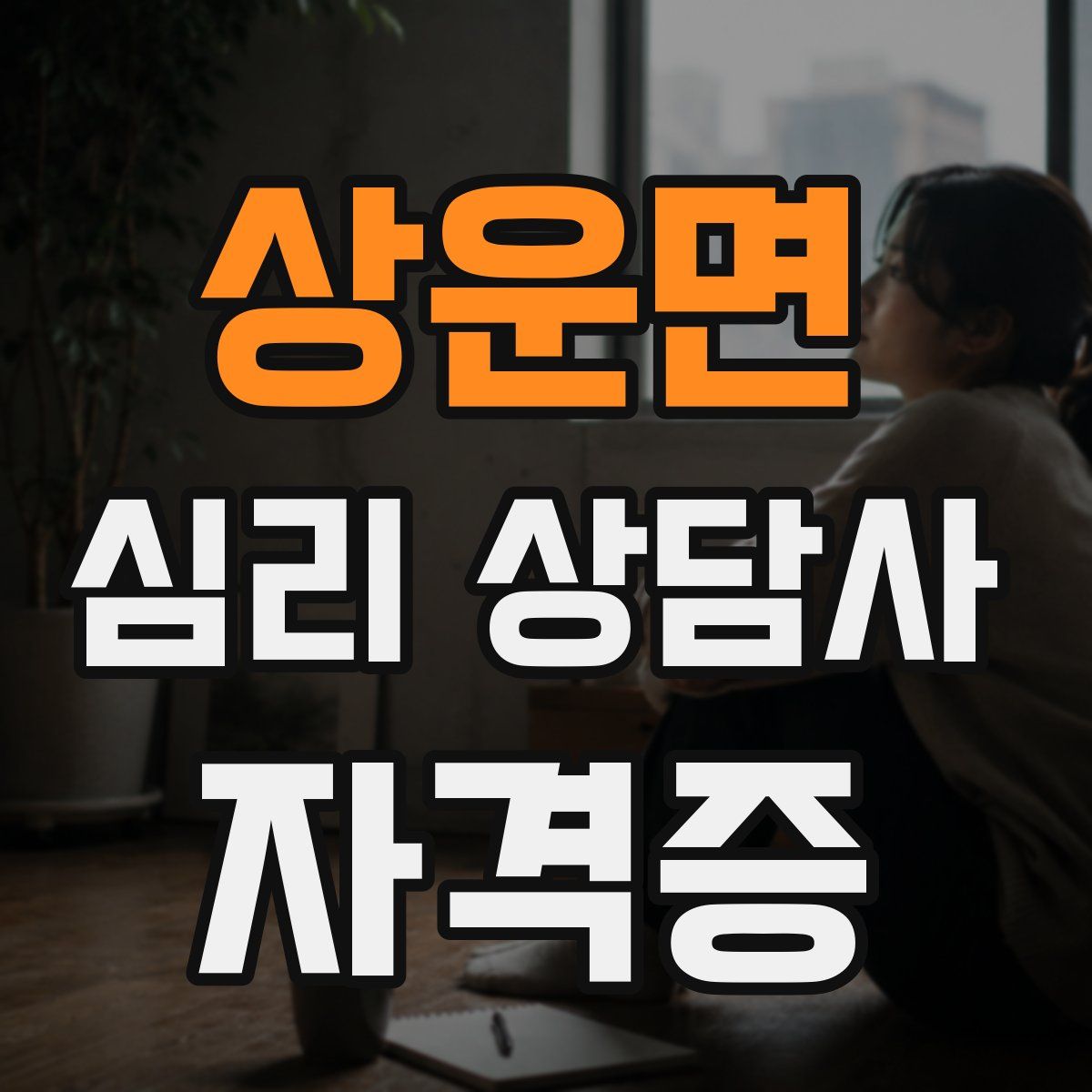 상운면 심리 상담사 자격증