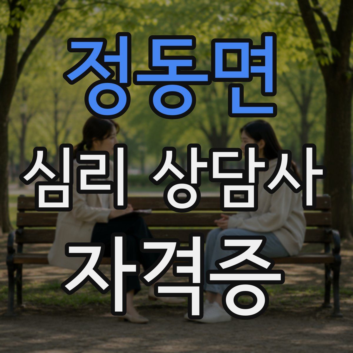 정동면 심리 상담사 자격증