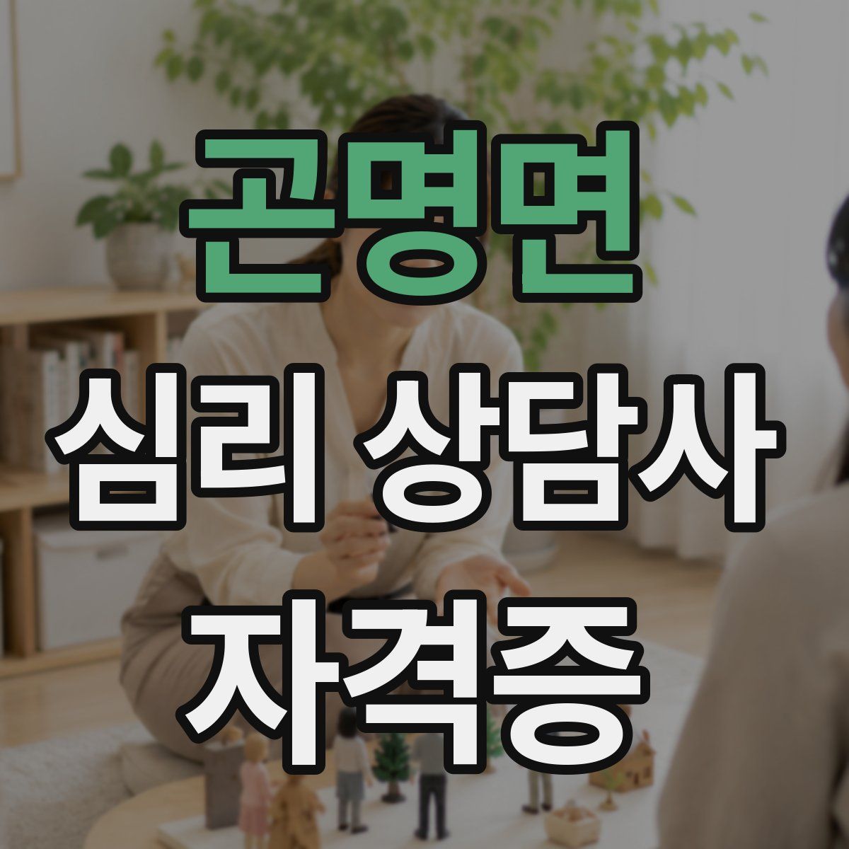 곤명면 심리 상담사 자격증