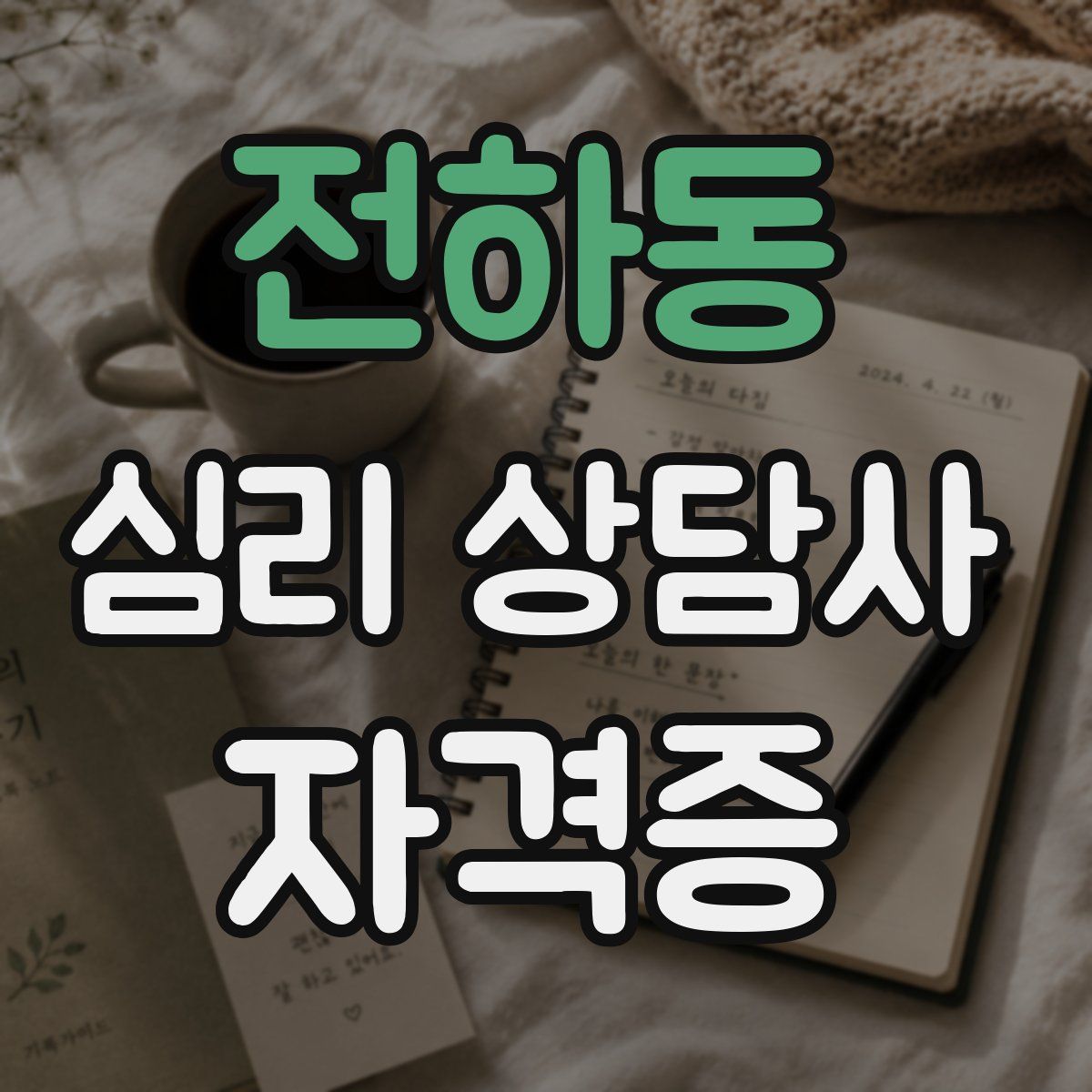 전하동 심리 상담사 자격증