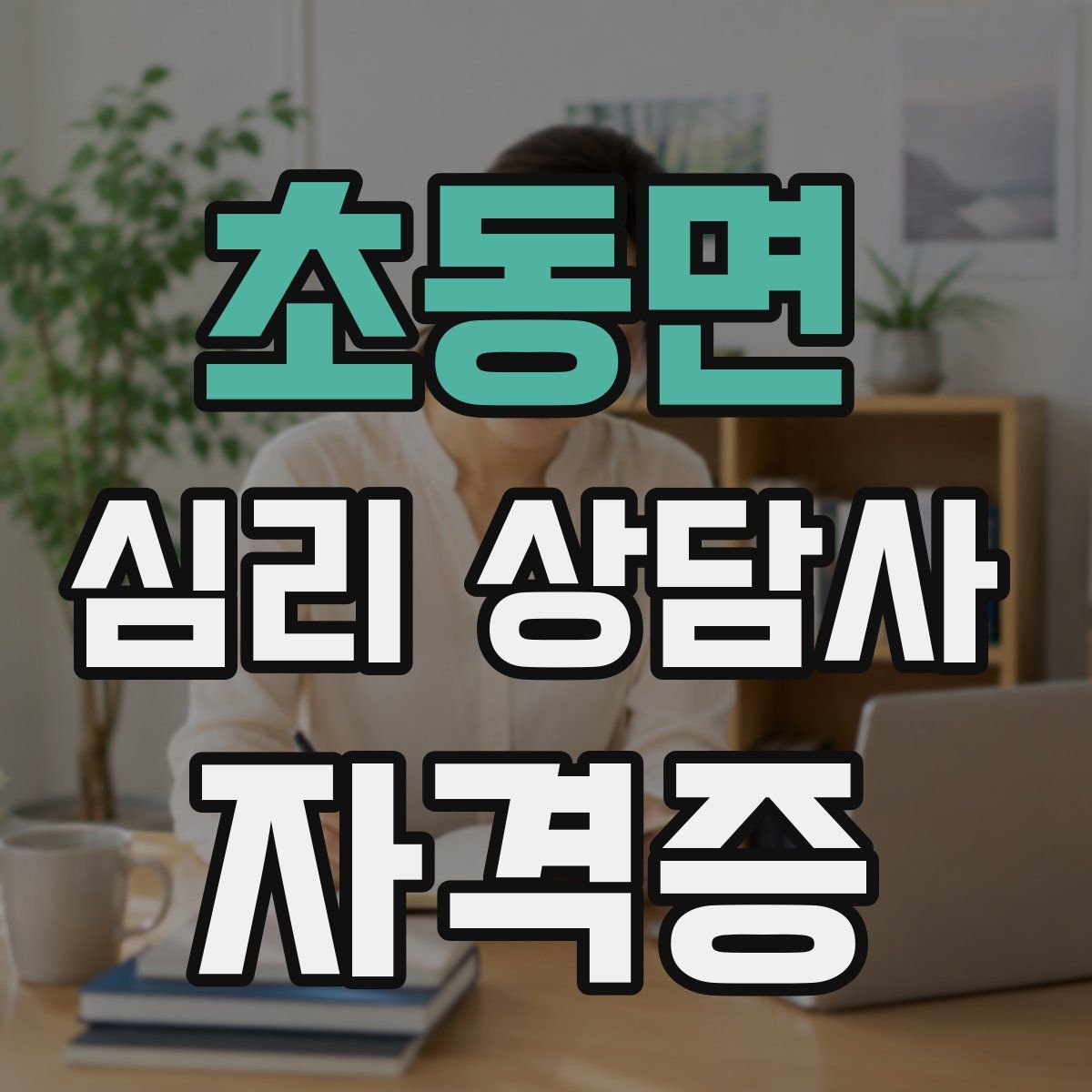 초동면 심리 상담사 자격증