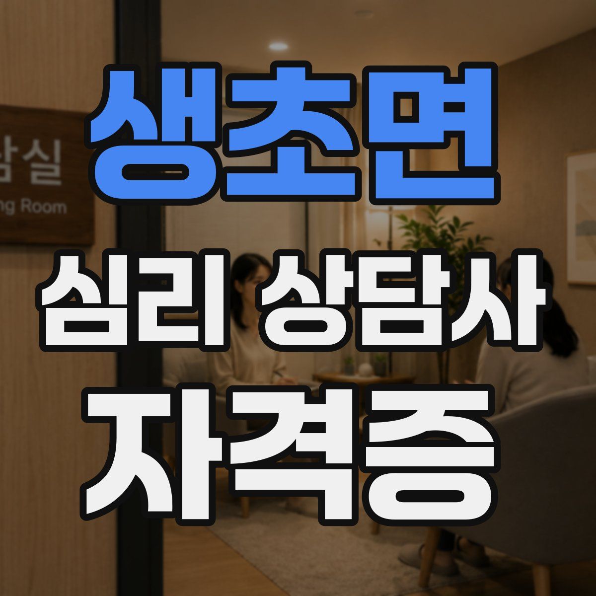 생초면 심리 상담사 자격증