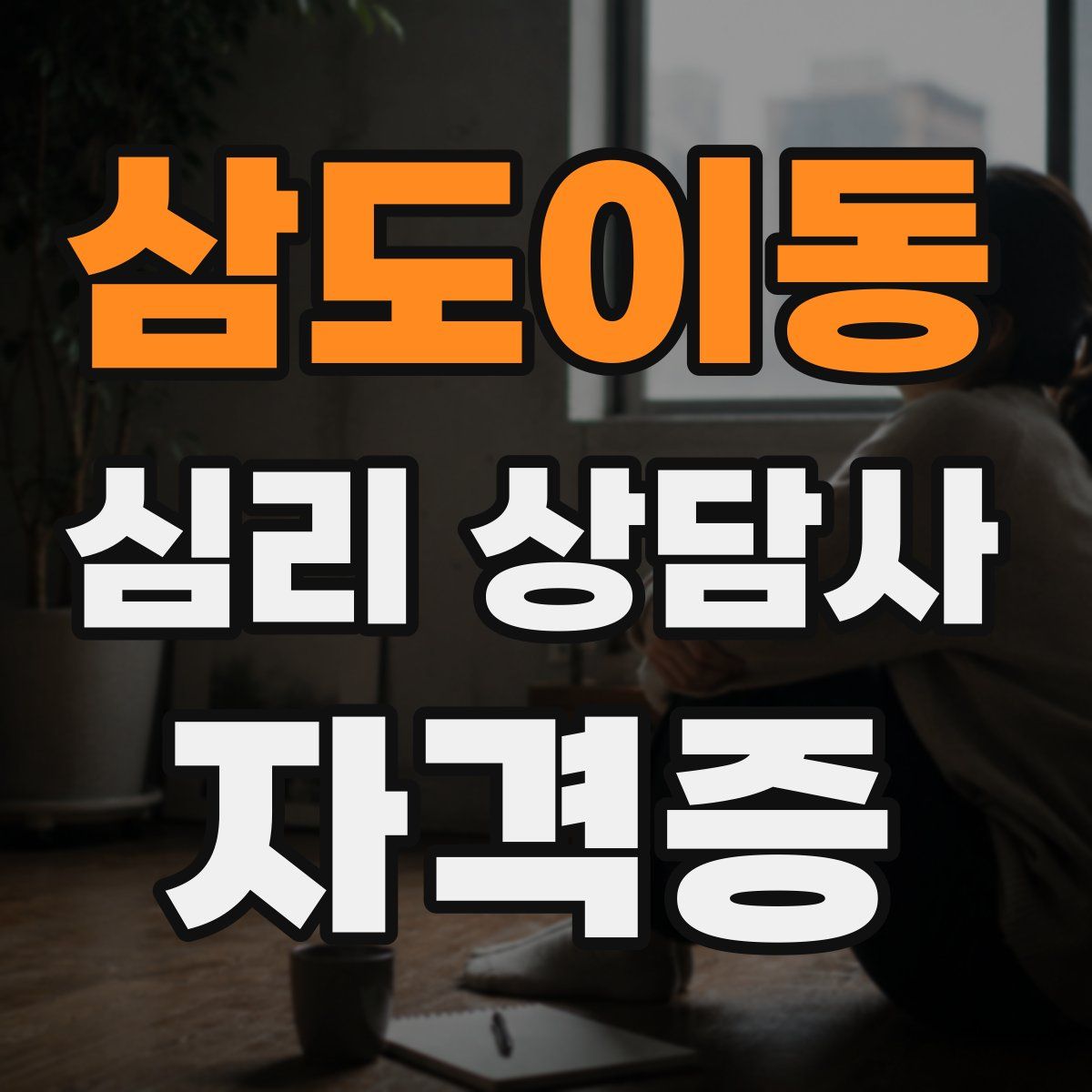 삼도이동 심리 상담사 자격증