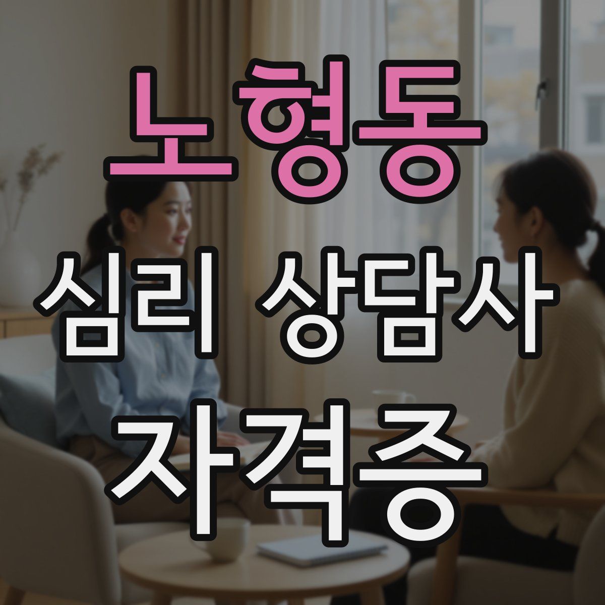 노형동 심리 상담사 자격증