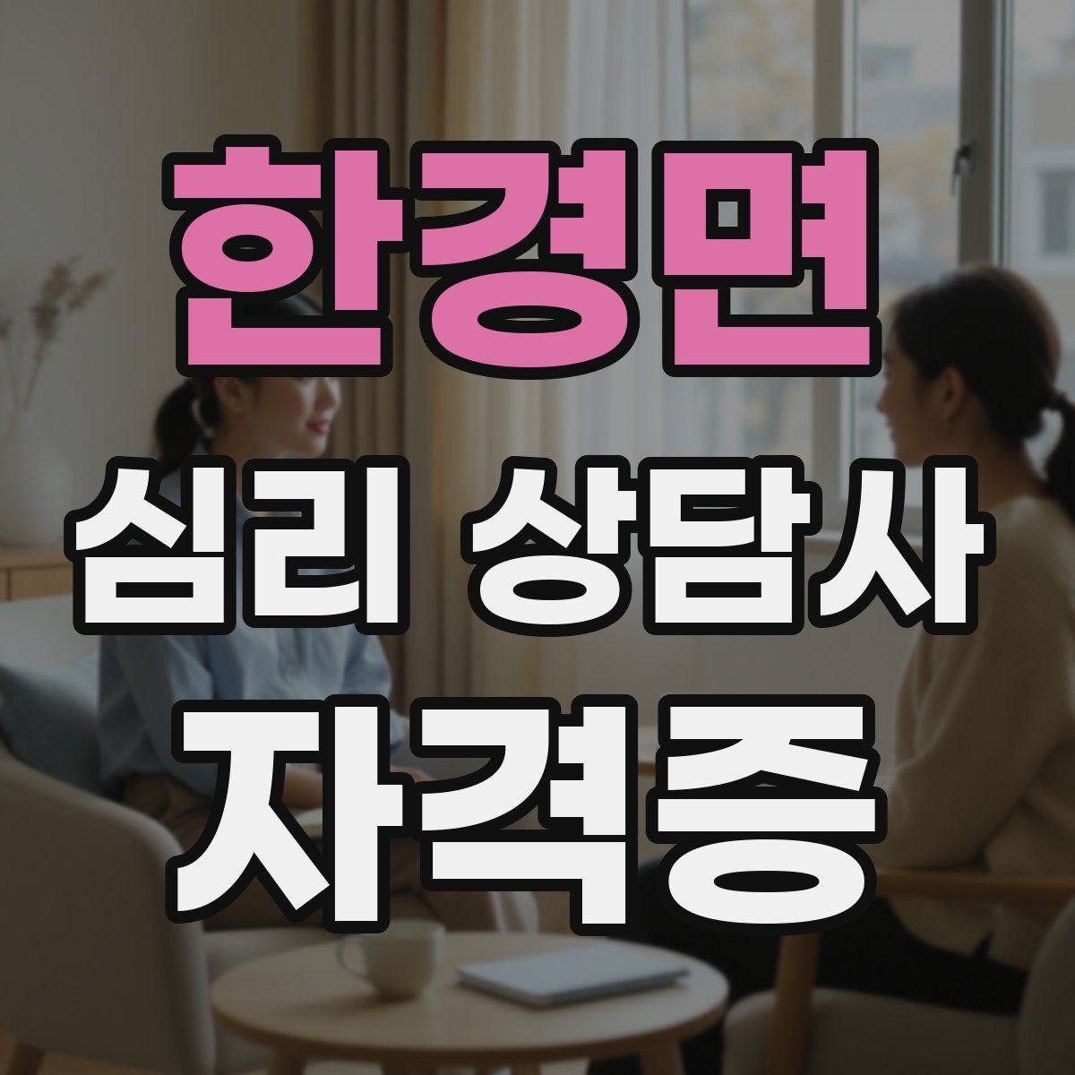 한경면 심리 상담사 자격증