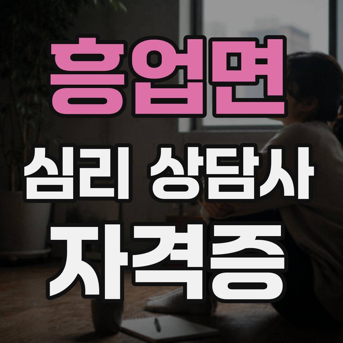 흥업면 심리 상담사 자격증