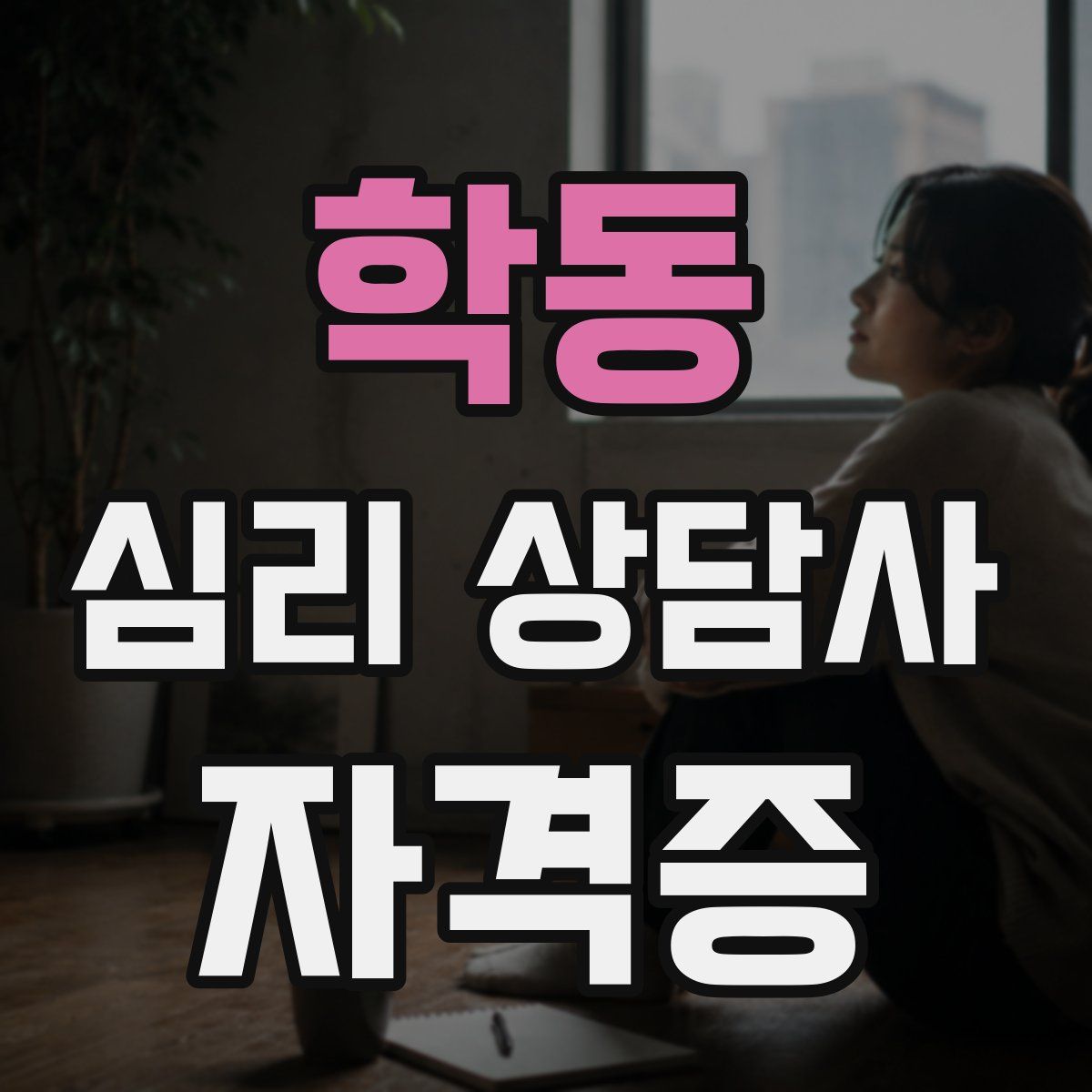 학동 심리 상담사 자격증