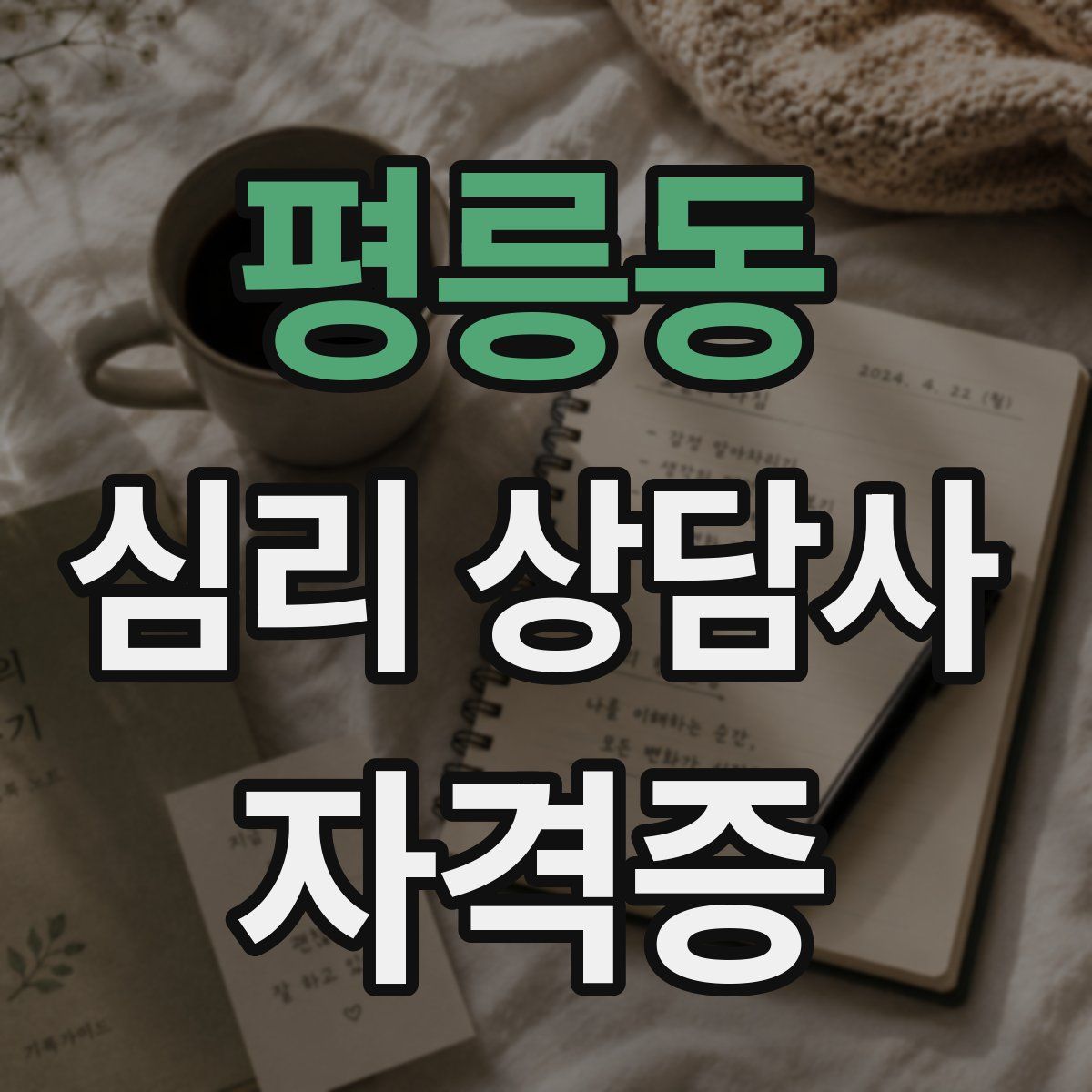평릉동 심리 상담사 자격증