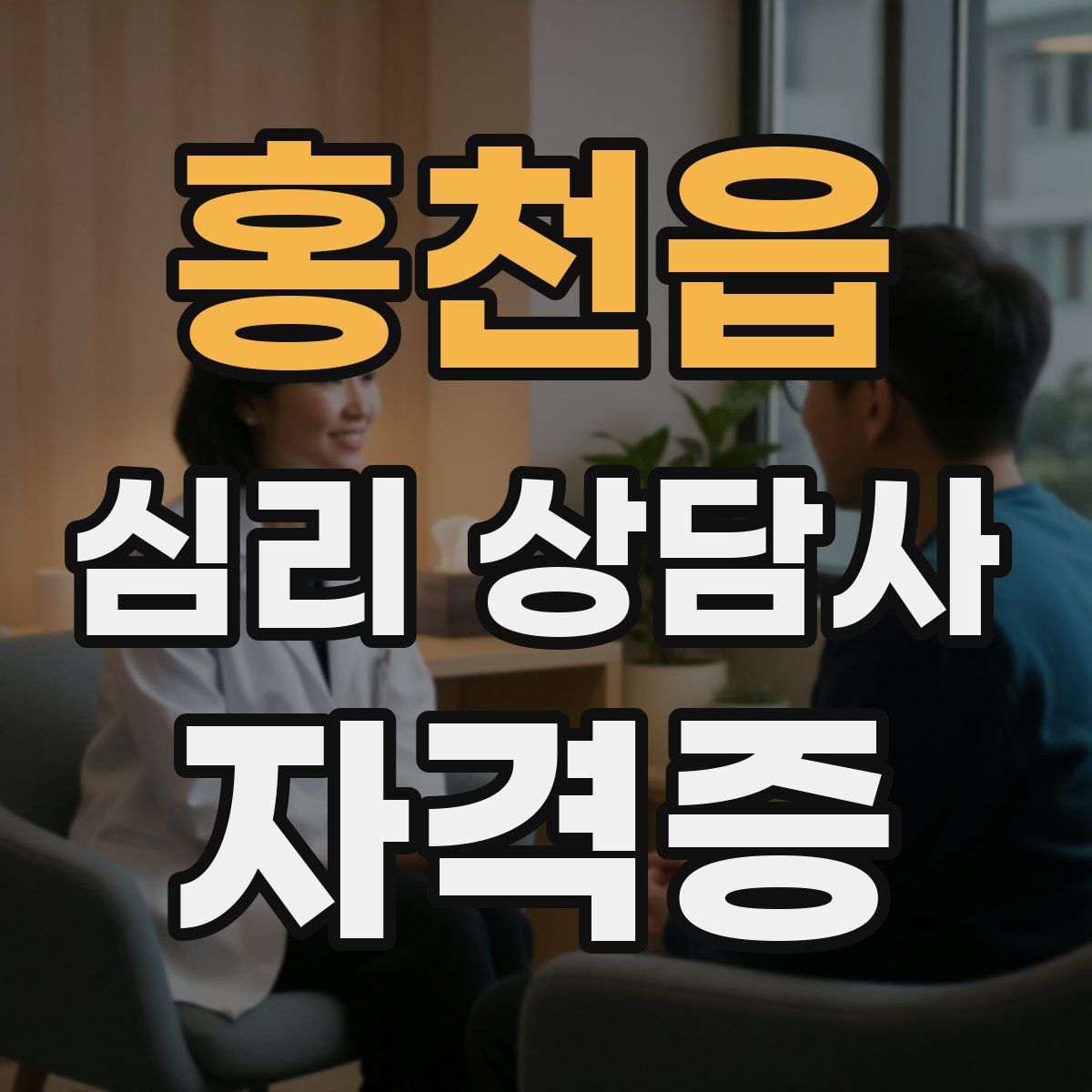홍천읍 심리 상담사 자격증