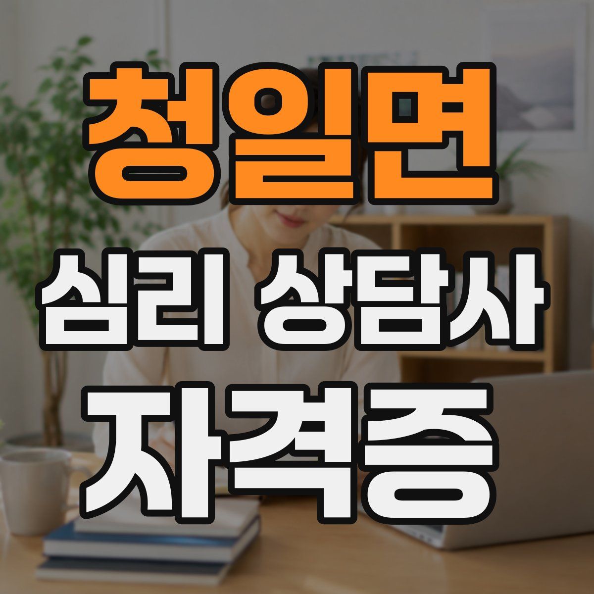 청일면 심리 상담사 자격증