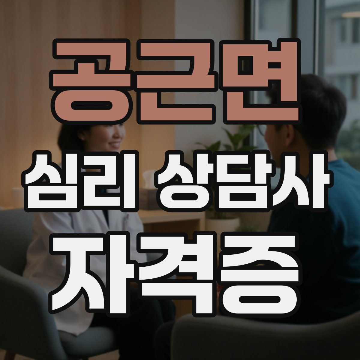 공근면 심리 상담사 자격증