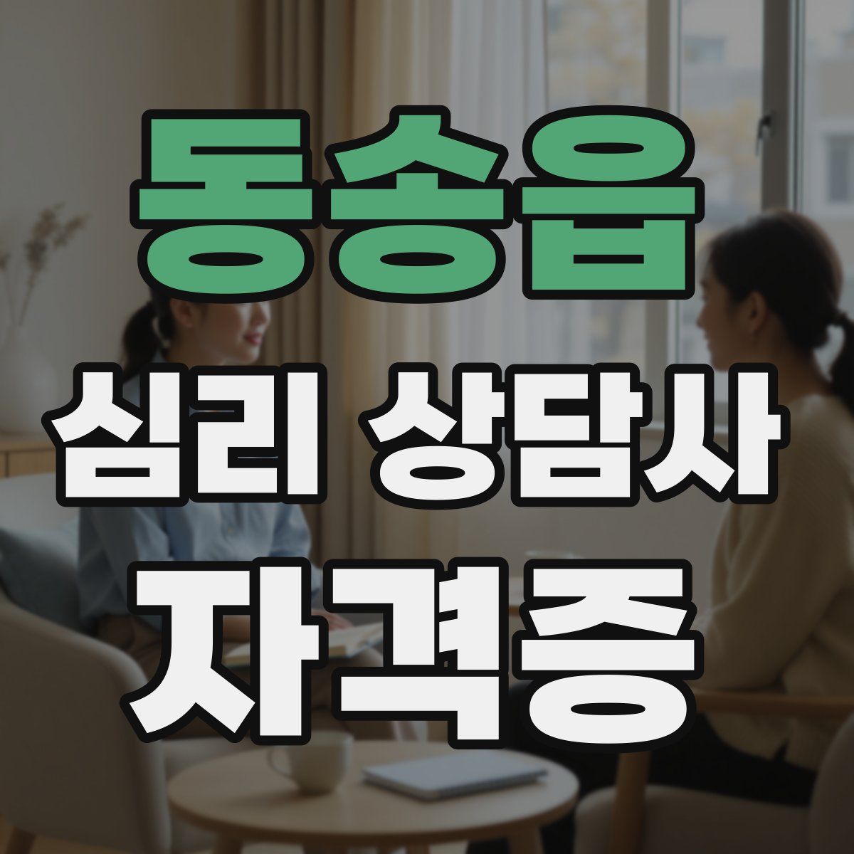 동송읍 심리 상담사 자격증