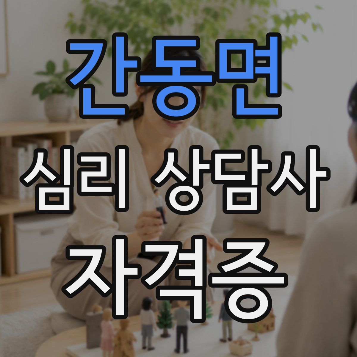 간동면 심리 상담사 자격증