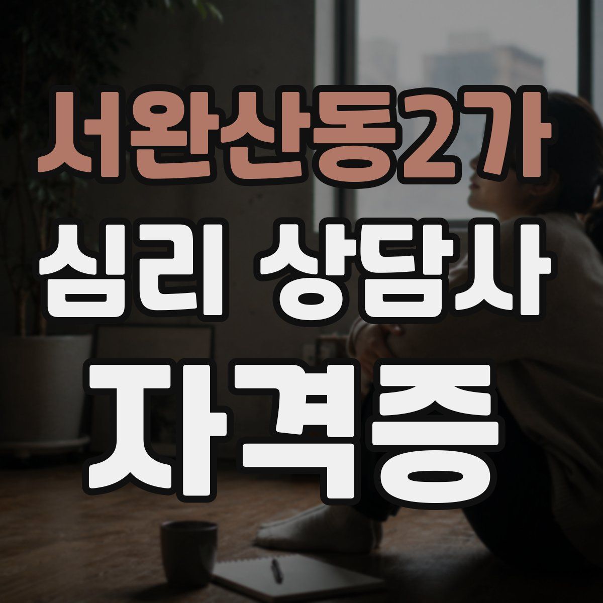 서완산동2가 심리 상담사 자격증