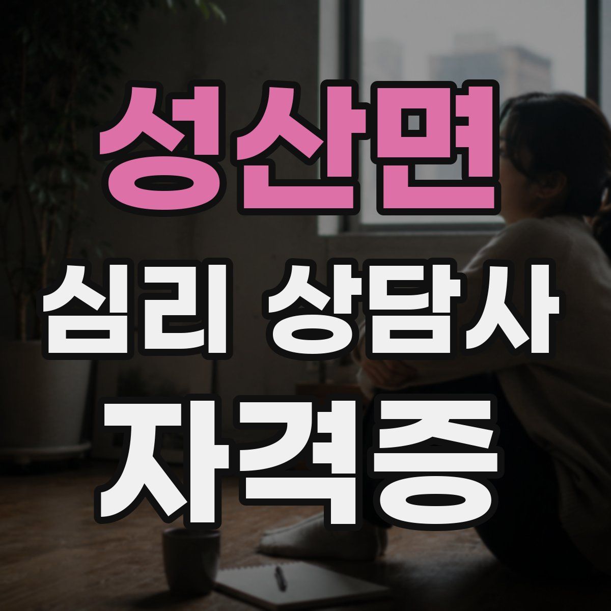 성산면 심리 상담사 자격증