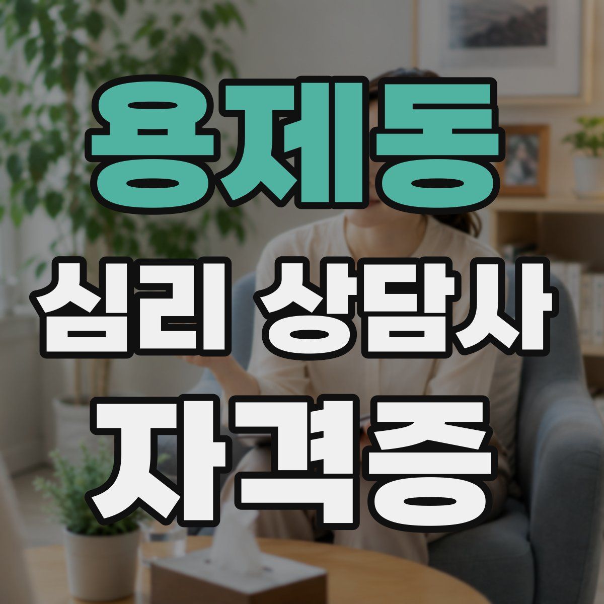 용제동 심리 상담사 자격증