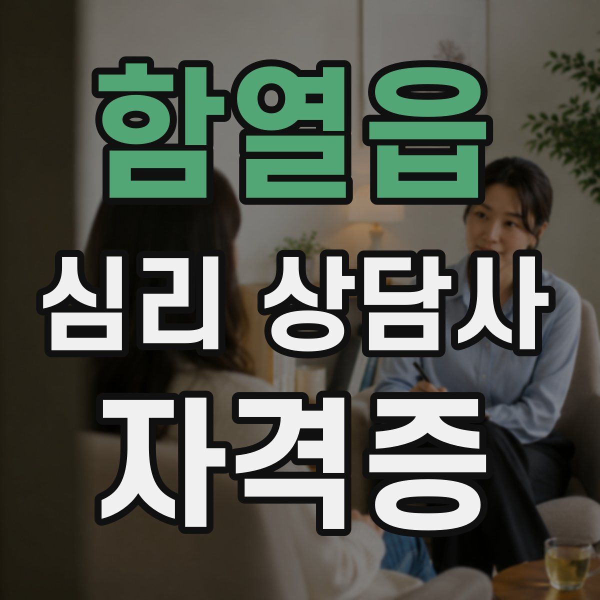 함열읍 심리 상담사 자격증