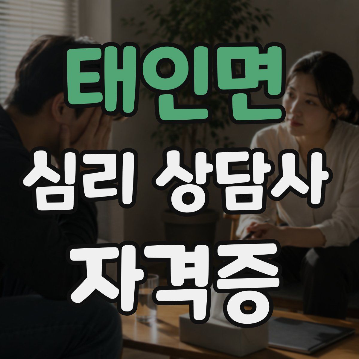 태인면 심리 상담사 자격증