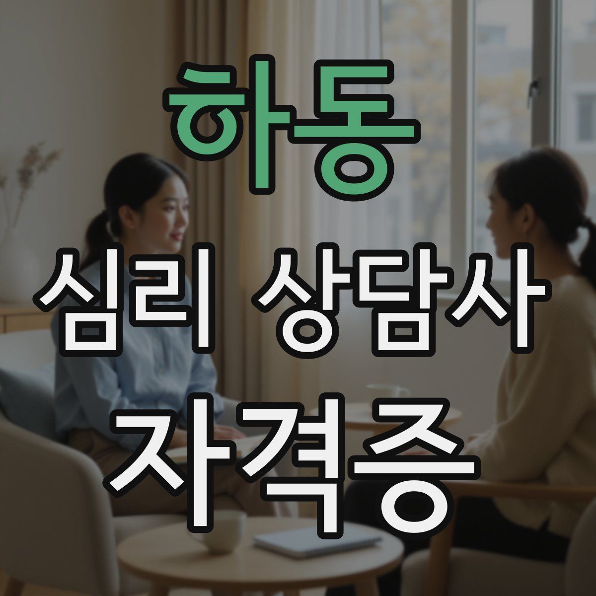 하동 심리 상담사 자격증
