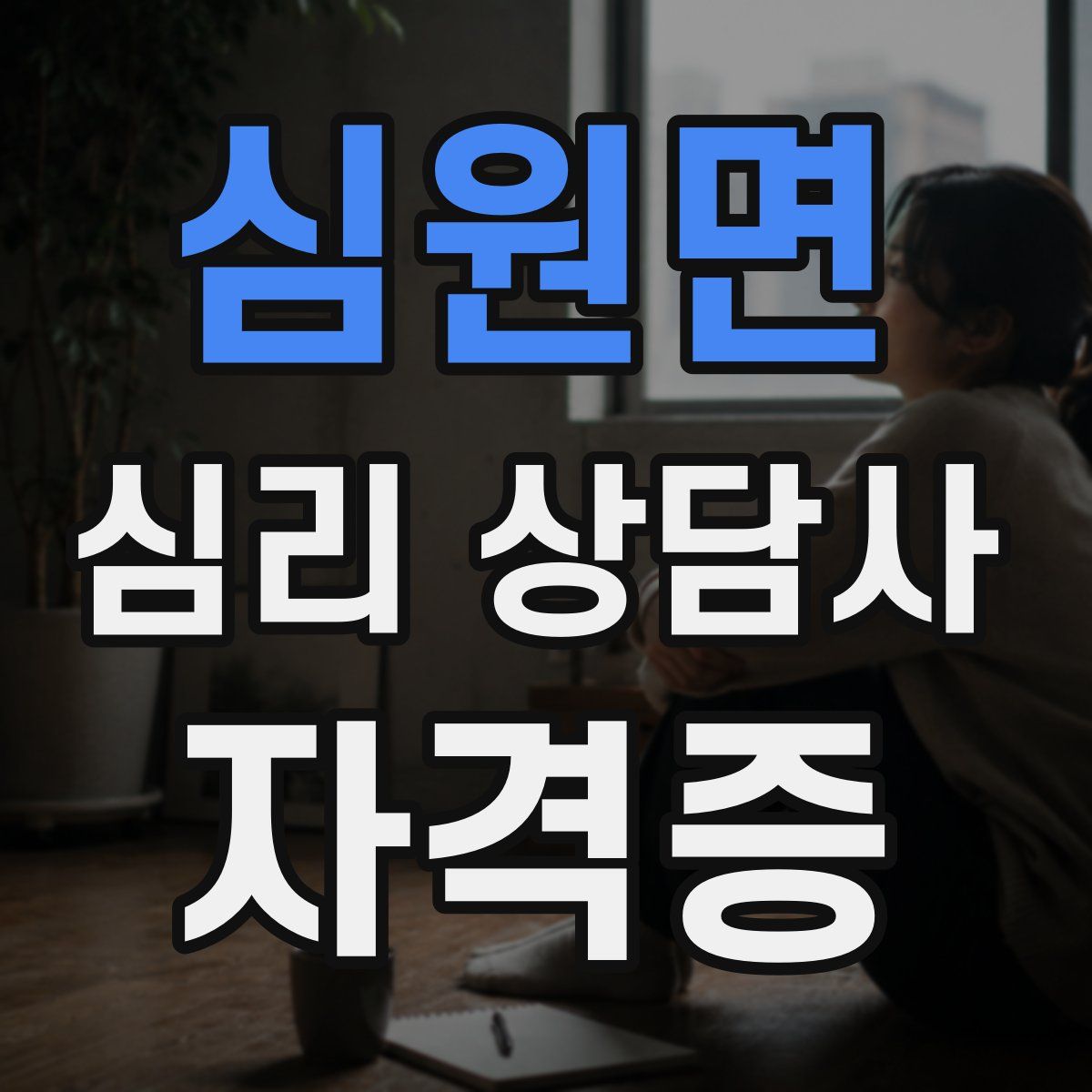심원면 심리 상담사 자격증