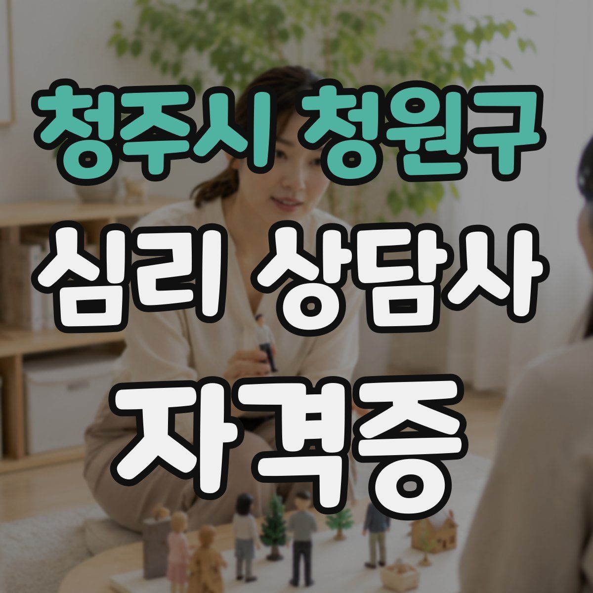 청주시 청원구 심리 상담사 자격증