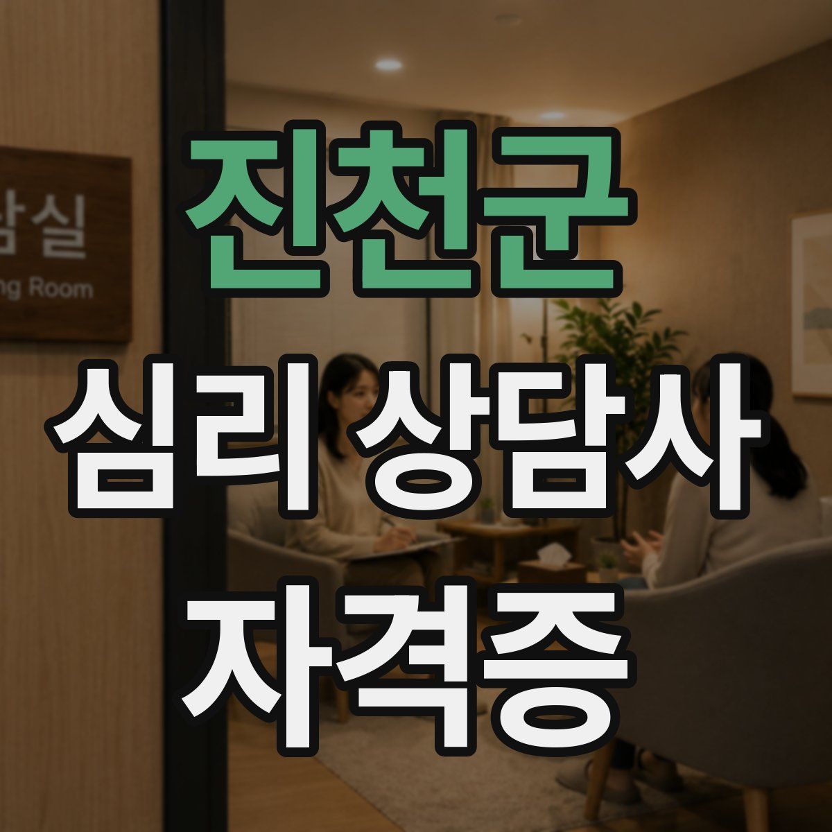 진천군 심리 상담사 자격증