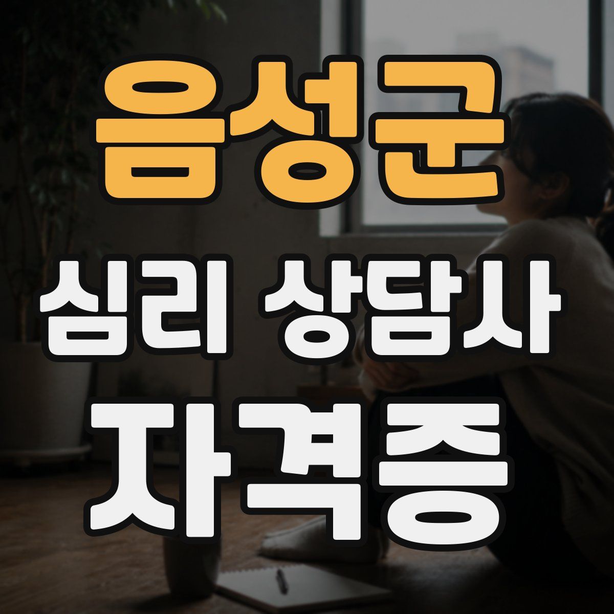 음성군 심리 상담사 자격증
