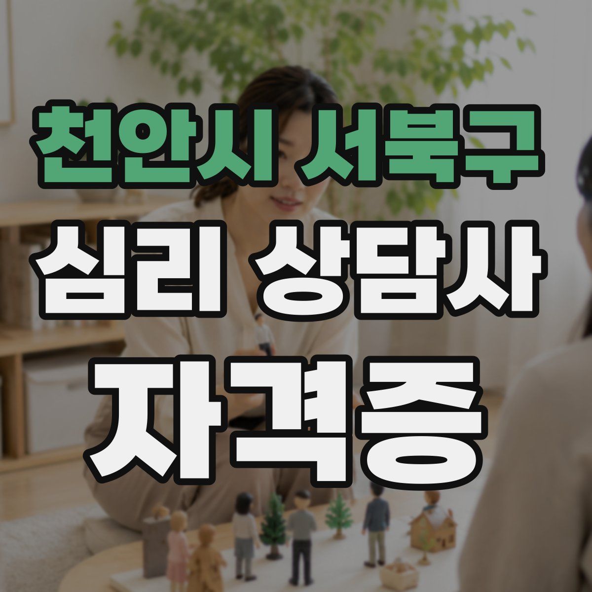 천안시 서북구 심리 상담사 자격증